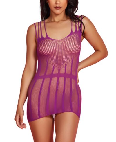 Женская прозрачная комбинация Hauty Sheer Hosiery Chemise с вырезом в форме сердца