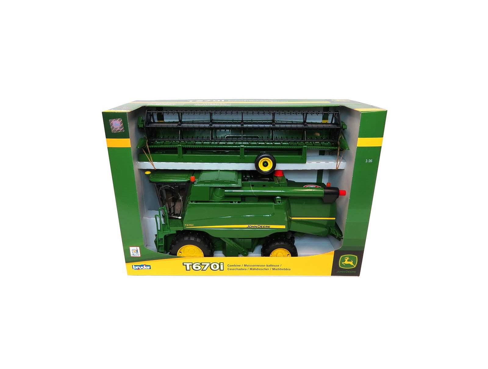 Комбайн Bruder 1/16 John Deere