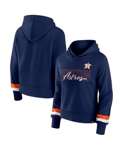Женский худи Fanatics Navy Houston Astros Over Under