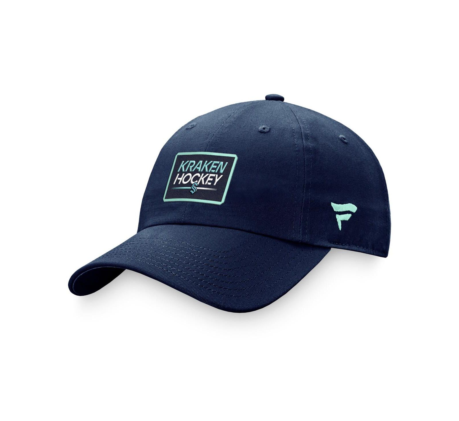 Женская кепка Fanatics Deep Sea Blue Seattle Kraken Authentic Pro Rink с регулировкой