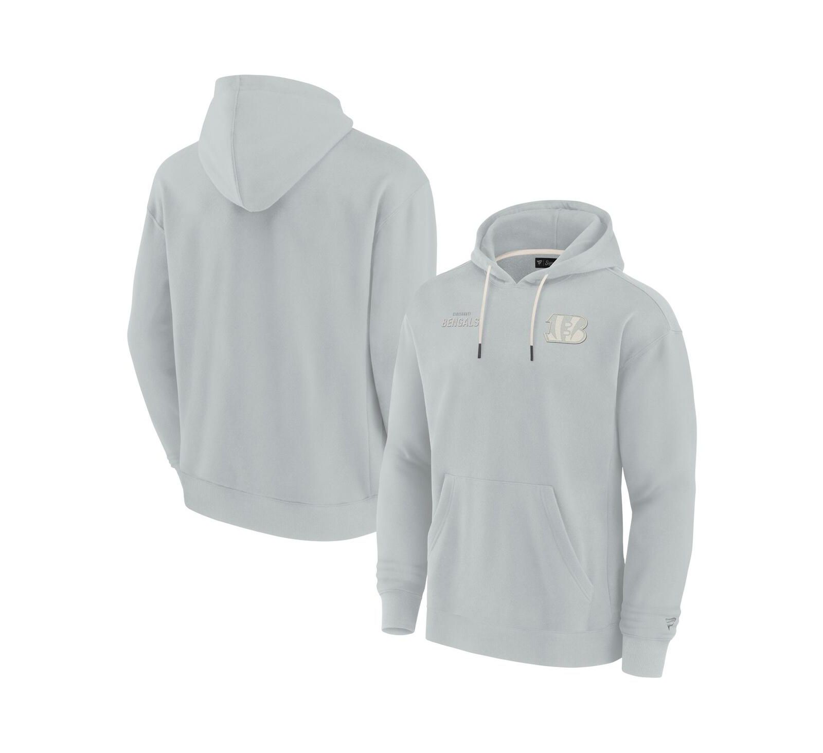 Мужская и женская толстовка Fanatics Signature Cincinnati Bengals Fleece Pullover