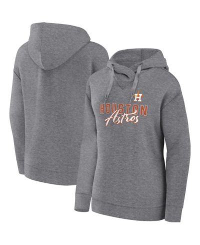 Женское легкое худи Fanatics Houston Astros в сером цвете Heather Gray
