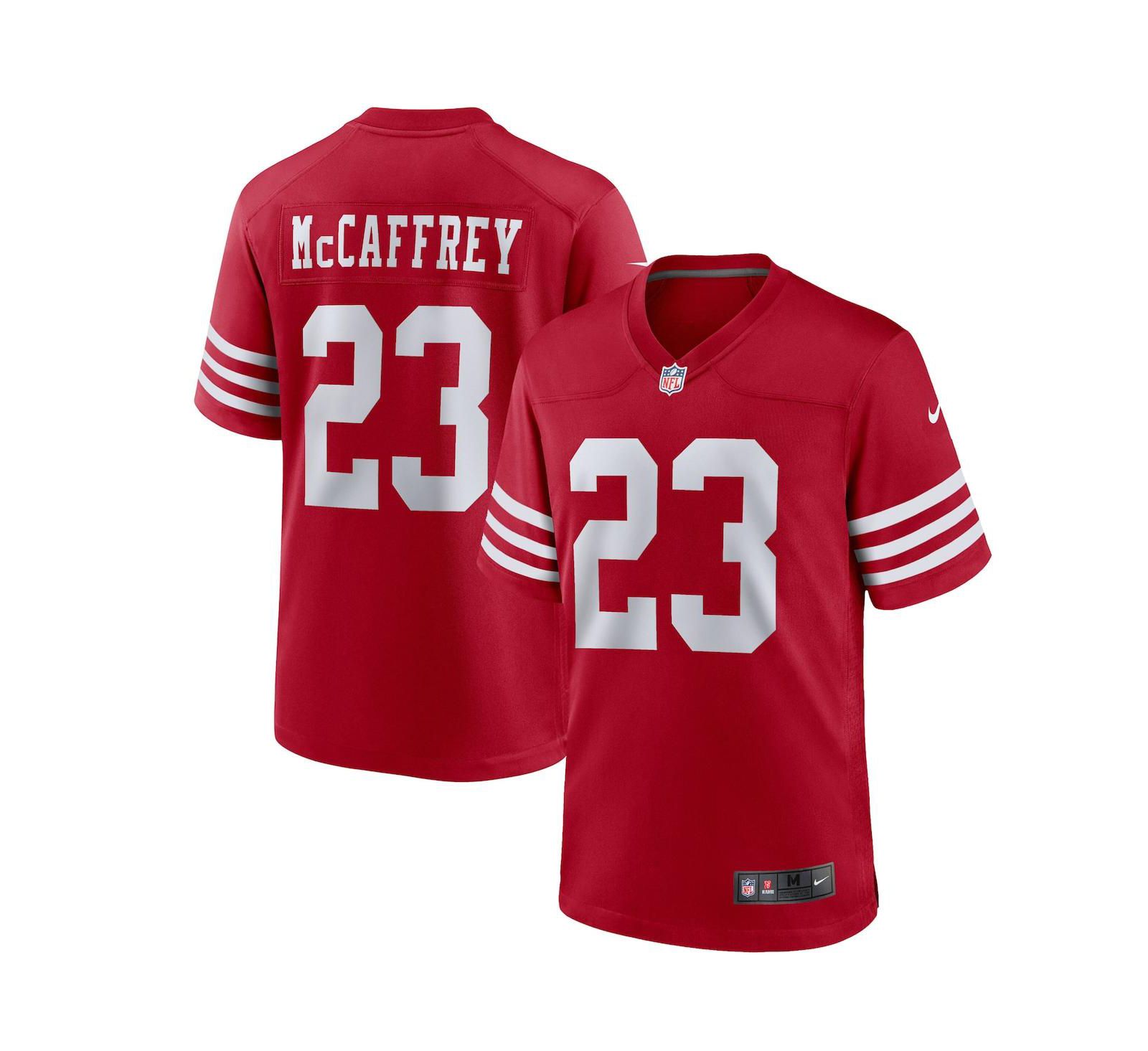 Детская джерси Nike Christian McCaffrey San Francisco 49ers Game