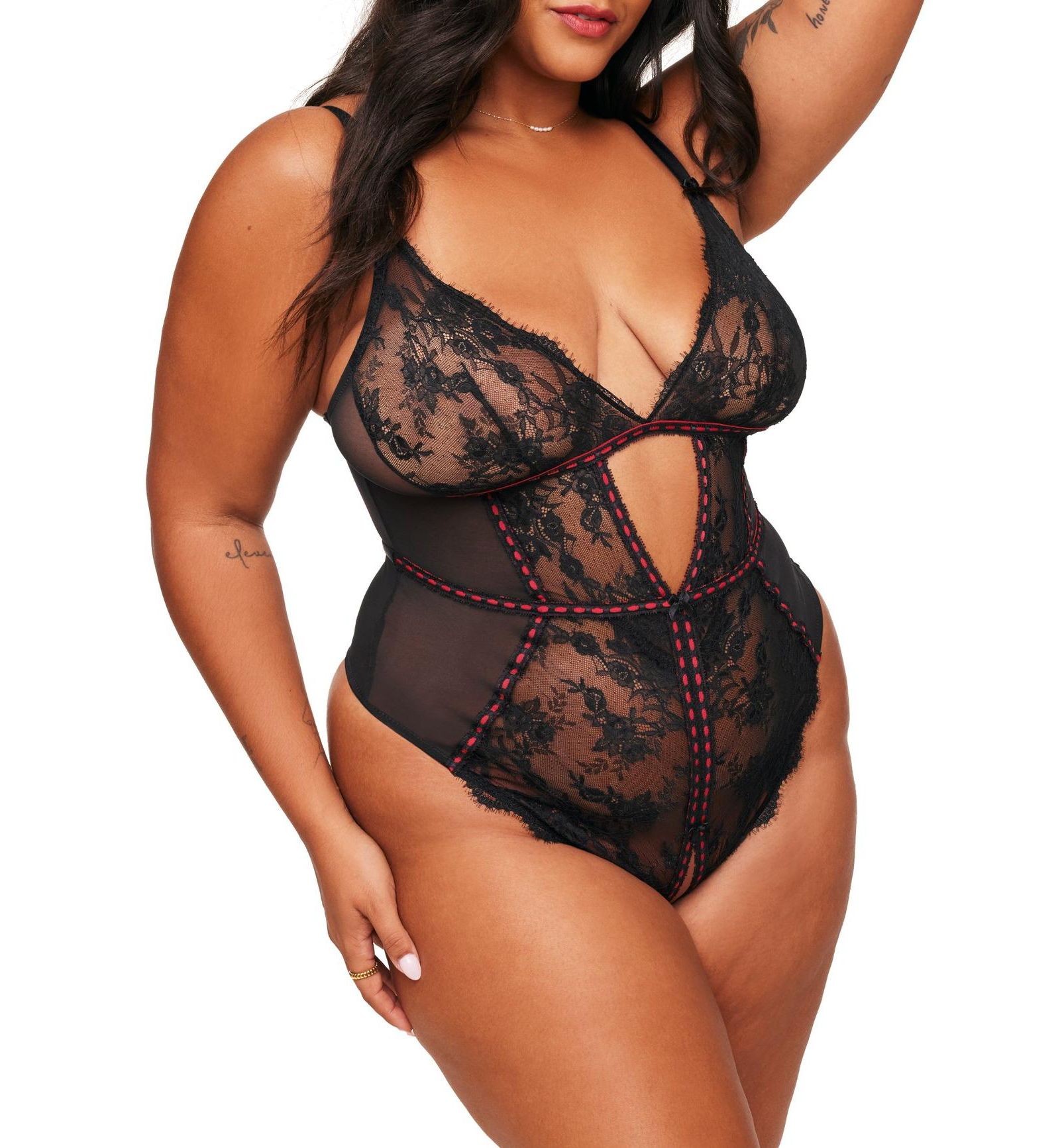 Женское боди Adore Me Plus-Size Crotchless Lingerie