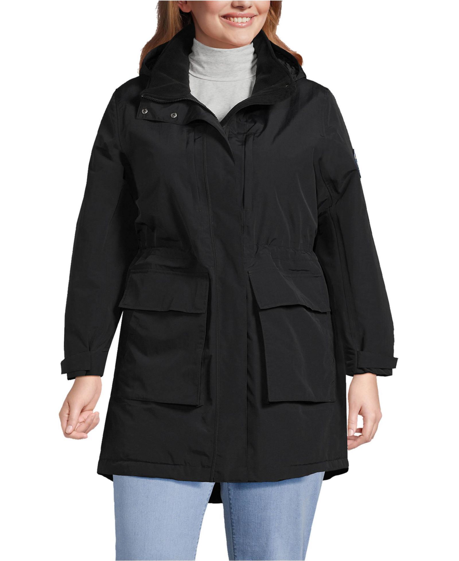 Lands' End Plus Size Squall Waterproof Insulated Parka