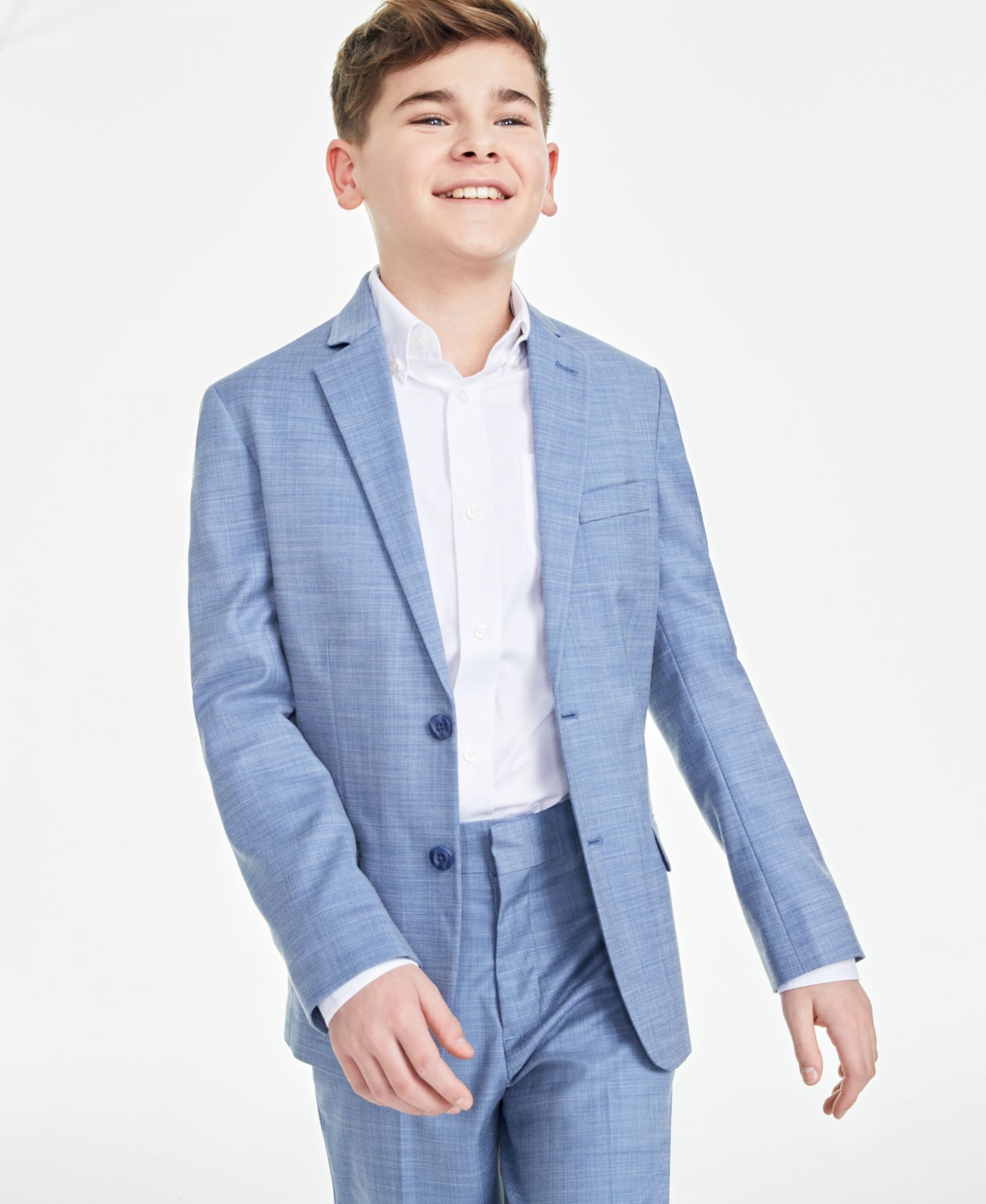 Tommy Hilfiger Детский пиджак Modern-Fit Stretch Sharkskin, 8-20