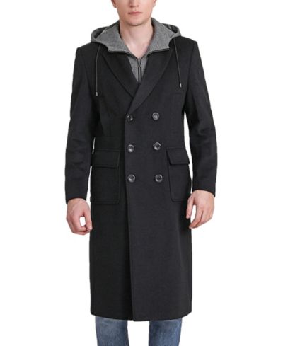 Мужское длинное пальто Landing Leathers Holmes из смеси шерсти