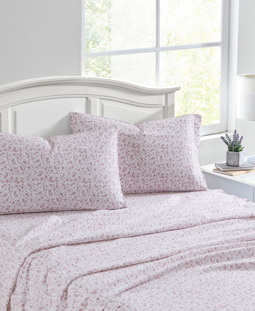 Laura Ashley комплект постельного белья Paisley Prance Cotton Flannel, Full