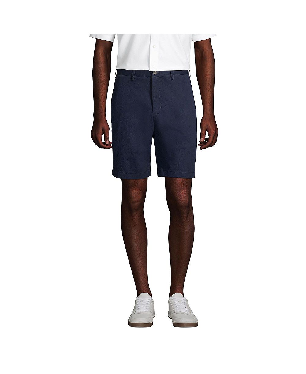 Lands' End Men's Traditional Fit 9 Inch No Iron Chino Shorts