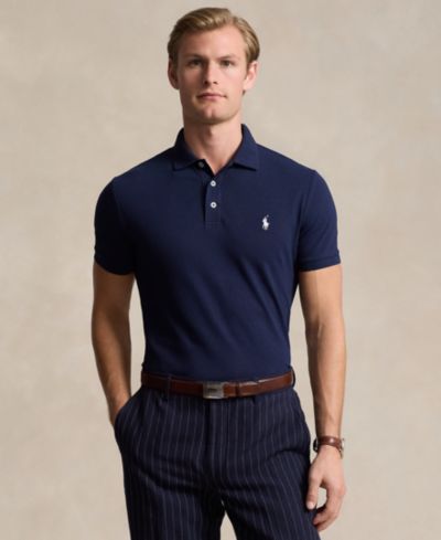 Polo Ralph Lauren Мужская футболка Polo Shirt Classic-Fit Stretch Mesh