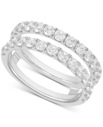 IGI Certified Lab Grown Diamond (1-1/2 ct. t.w.) Enhancer Ring in 14k White or Yellow Gold