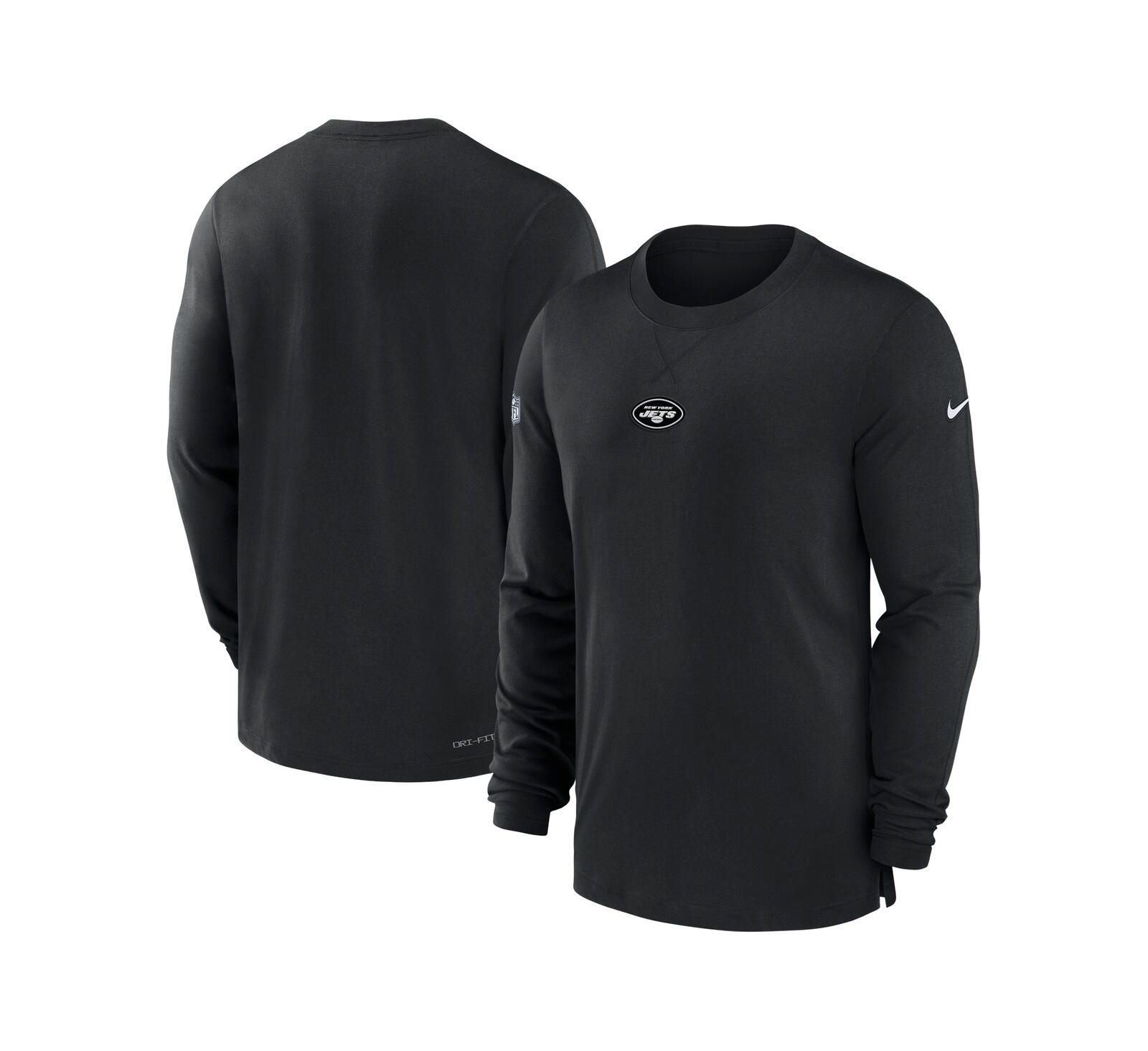 Men's Nike футболка с длинным рукавом New York Jets 2023, черная