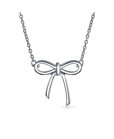 Подвеска Bling Jewelry Classic Small Ribbon Bow