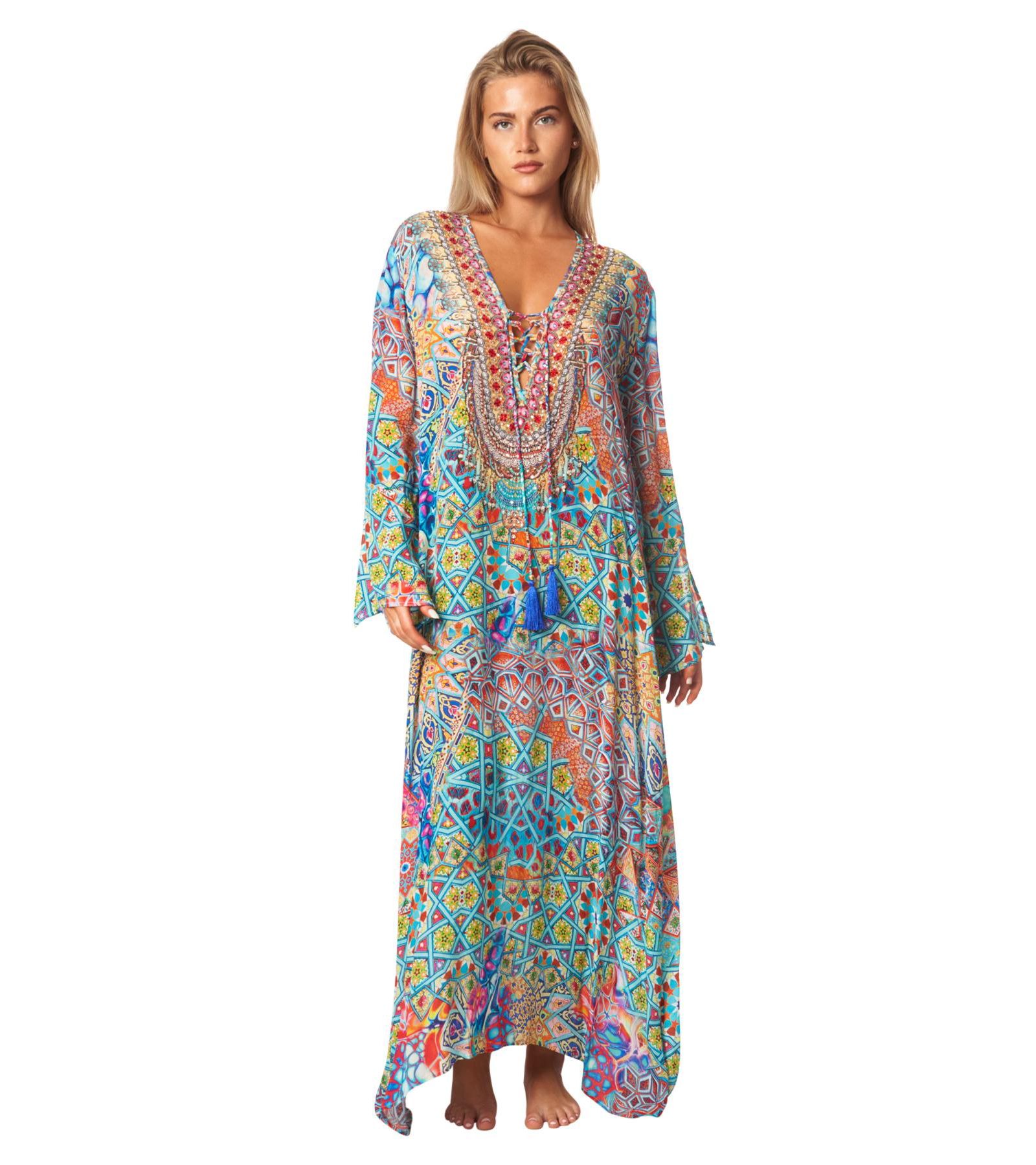 Женское платье La Moda Clothing Long Regular Kaftan