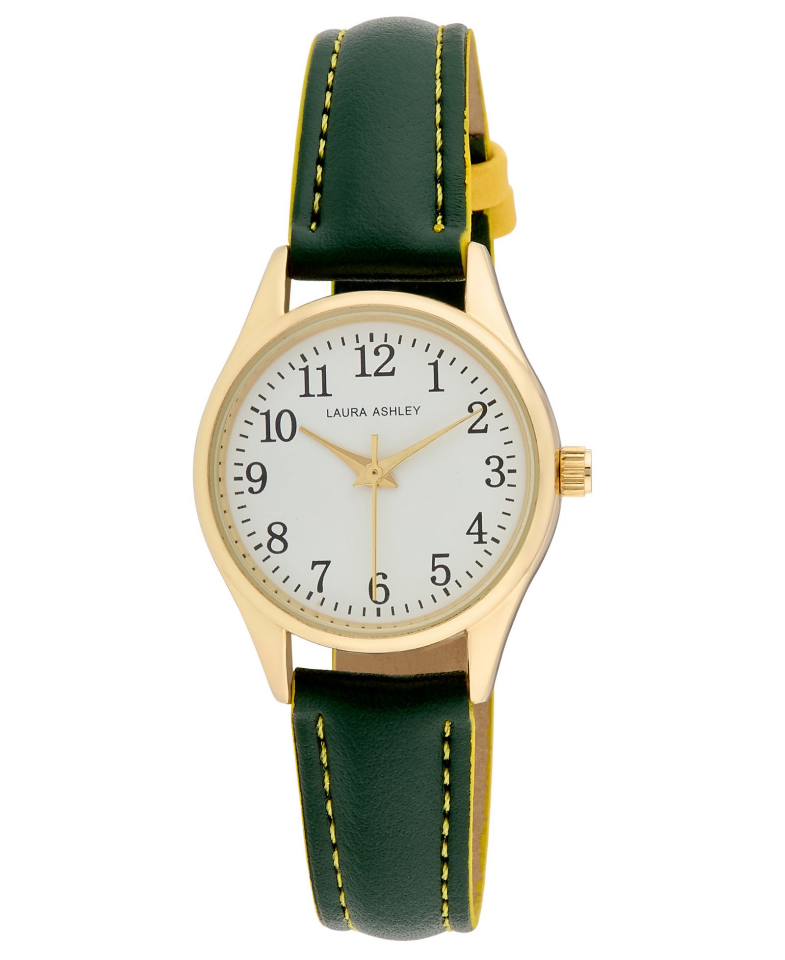 Женские часы Laura Ashley Quartz Green, искусственная кожа, 30mm