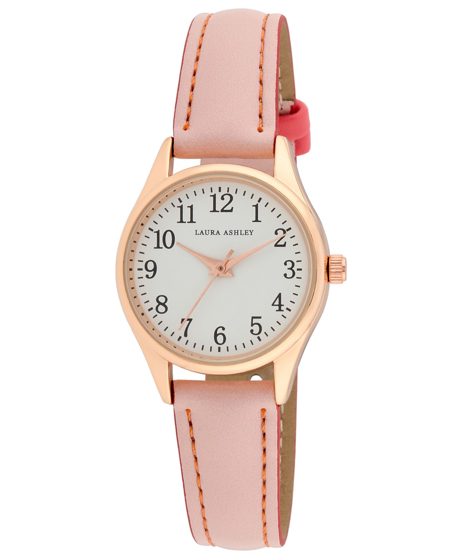 Женские часы Laura Ashley Quartz Pink Faux Leather 30mm