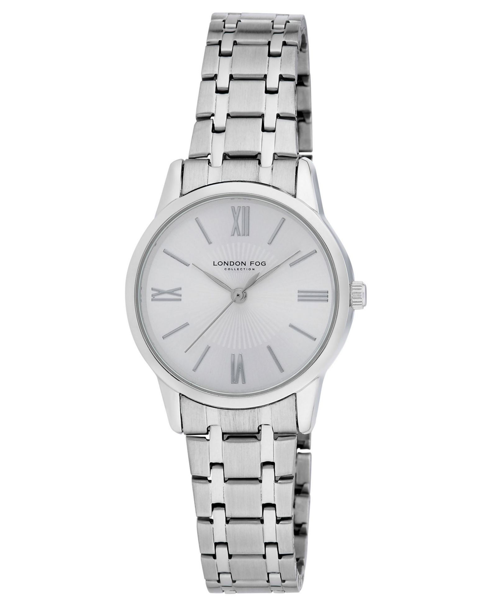 Женские кварцевые часы London Fog Waverly, серебристый сплав, 32mm