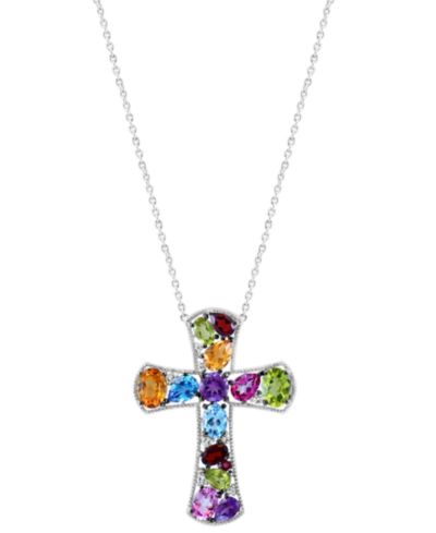 EFFY Подвеска-кулон с многоцветными драгоценными камнями в Sterling Silver