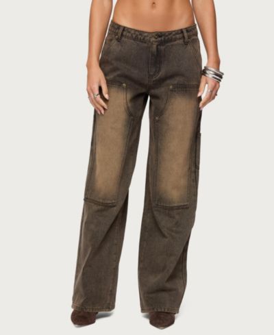 Женские джинсы Edikted Ayla Low Rise Baggy Carpenter