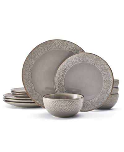 Pfaltzgraff Emma 12 Pc. Dinnerware Set, Service for 4