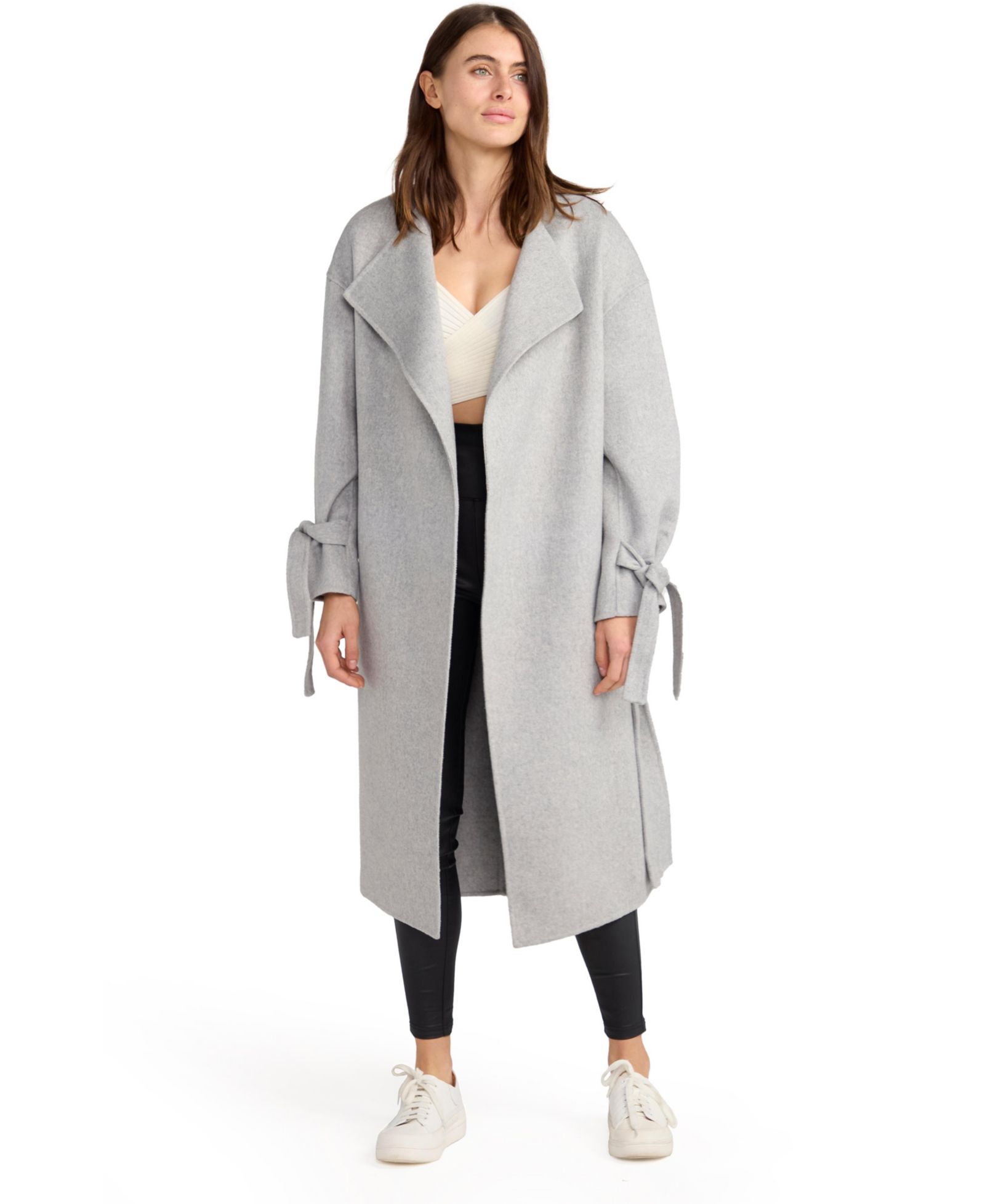 Belle & Bloom Women's Head Over Heels Collarless Robe Coat