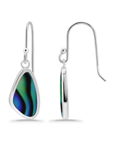 Серьги Macy's Abalone Inlay Freeform Fishhook Drop