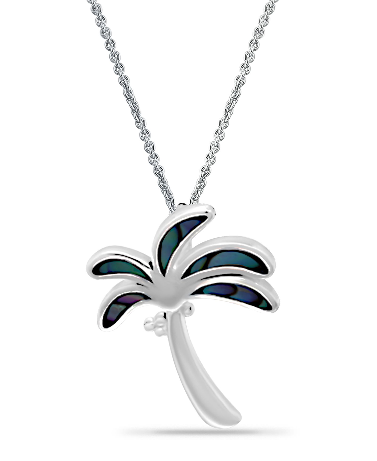 Ожерелье Macy's Abalone Inlay Palm Tree