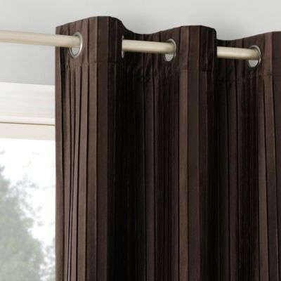 Штора Cascade Pleated Velvet Blackout с люверсами
