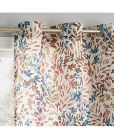 Штора Amelie Botanical Print Room Darkening с люверсами