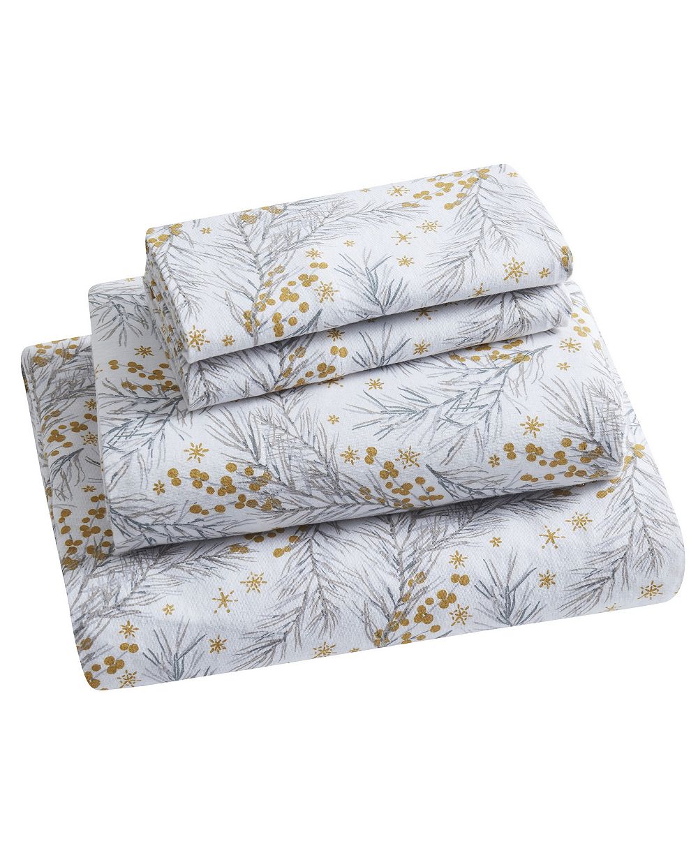 Tahari Home комплект из 4 простыней из хлопка 100%, Pine, Full