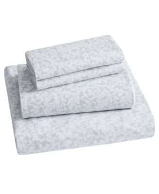 Tahari Home Scroll комплект из 4 простыней из фланели 100% хлопок, Full