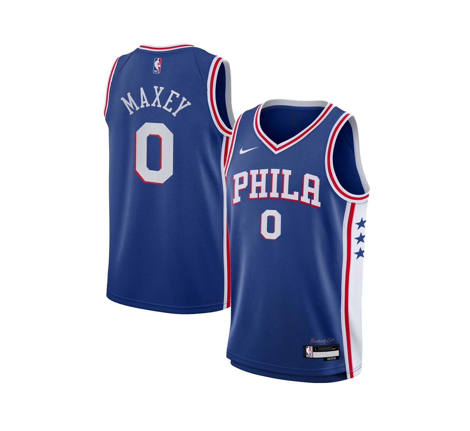 Детская джерси Nike Tyrese Maxey Royal Philadelphia 76ers Swingman - Icon Edition