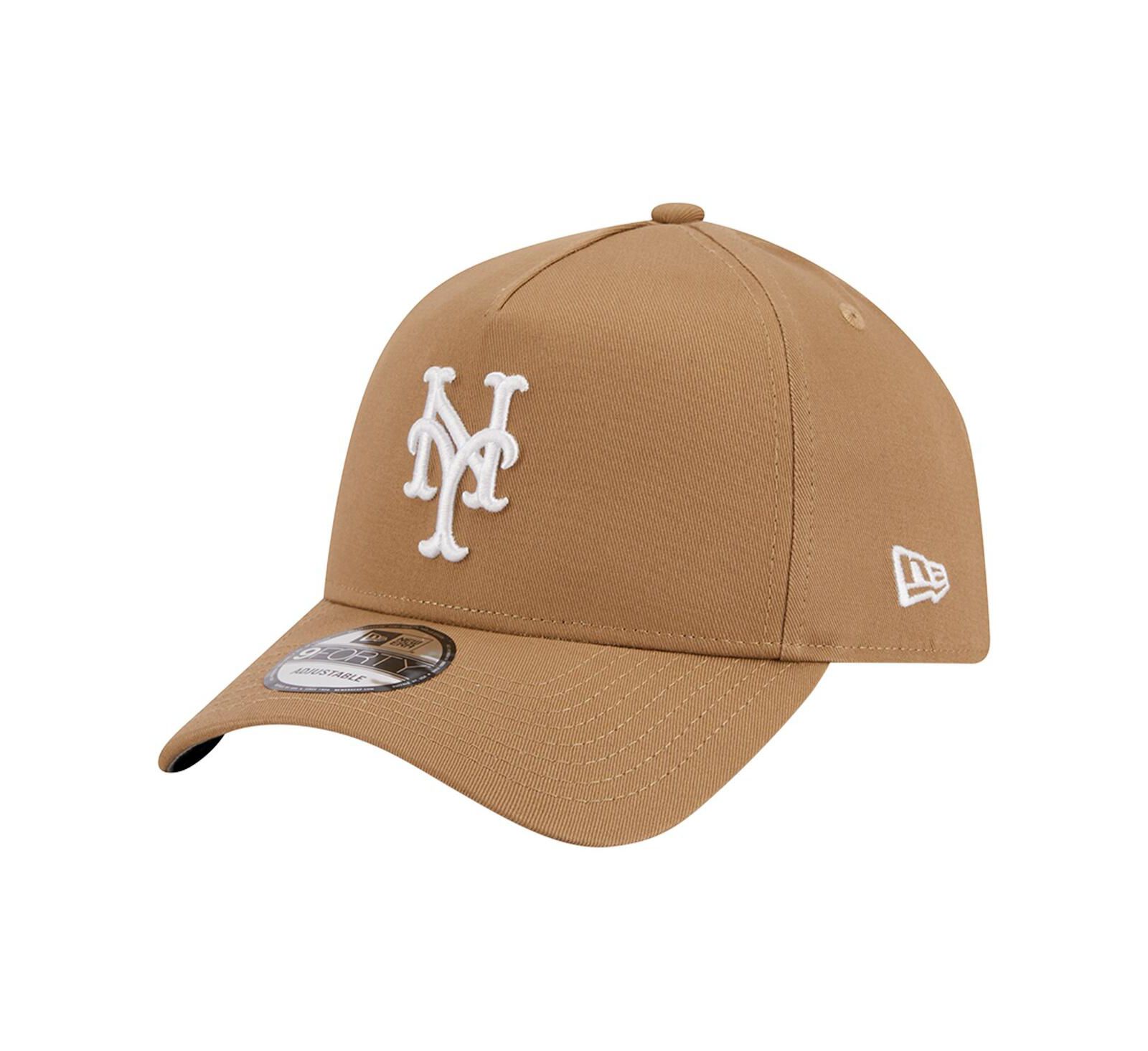 Мужская кепка New Era Khaki New York Mets A-Frame 9FORTY Adjustable