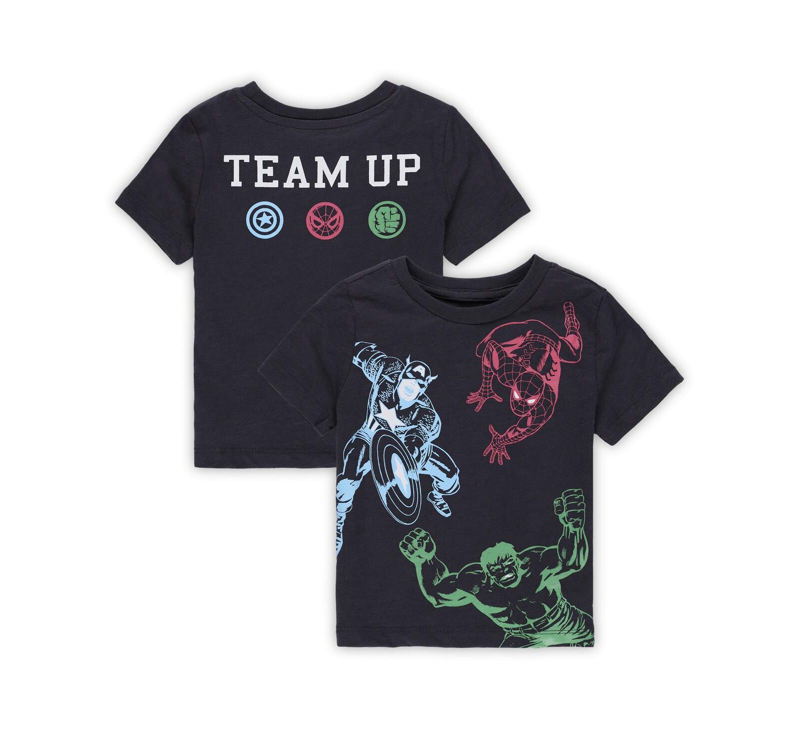 Детская футболка Marvel Team Up Black