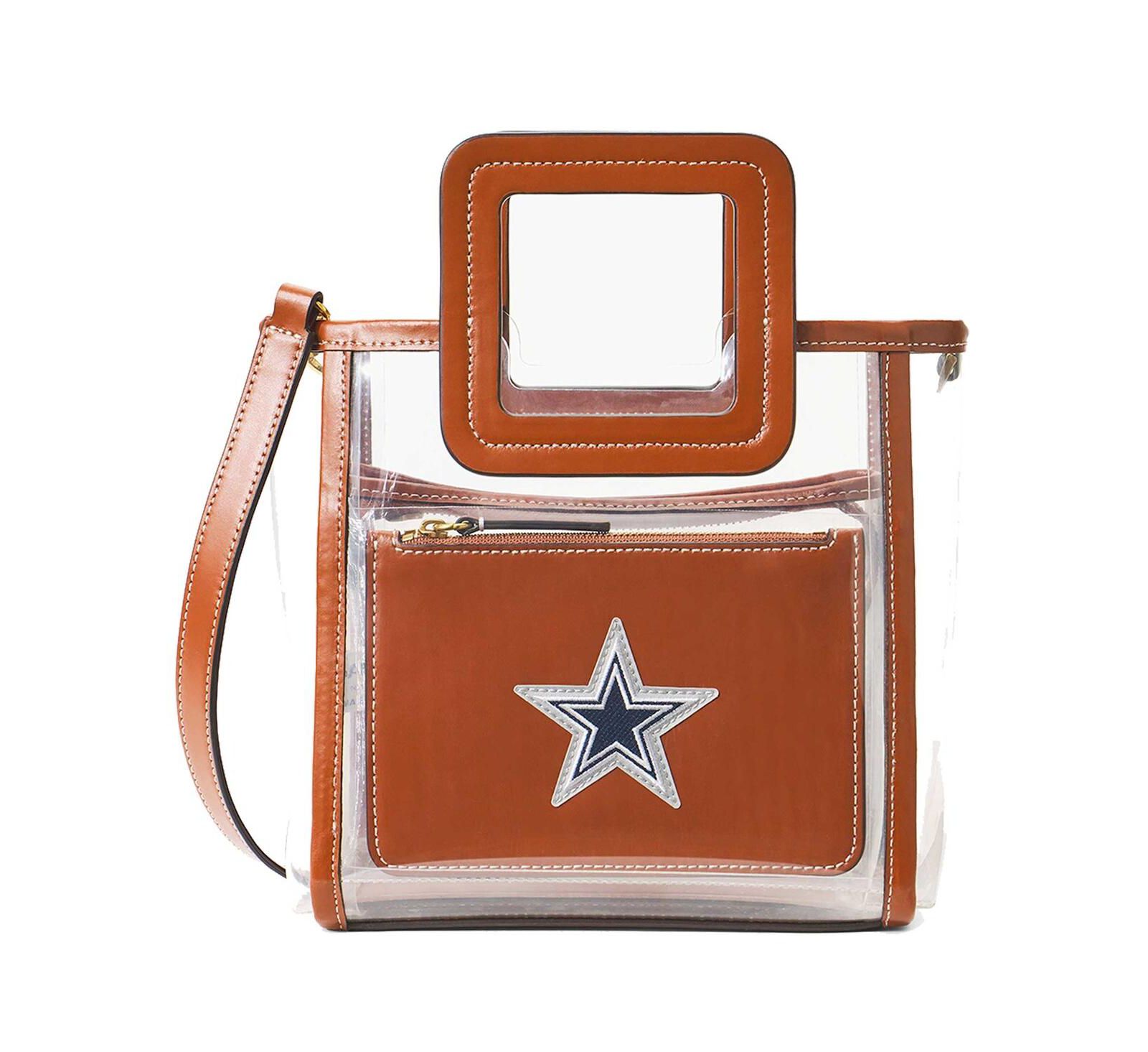 Женская мини-сумка Staud Dallas Cowboys Clear Shirley