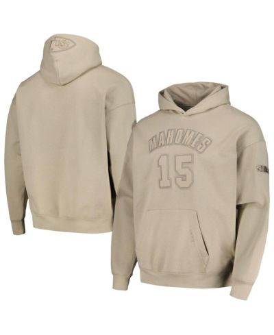 Мужское худи Pro Standard Tan Kansas City Chiefs Player Name and Number Pullover