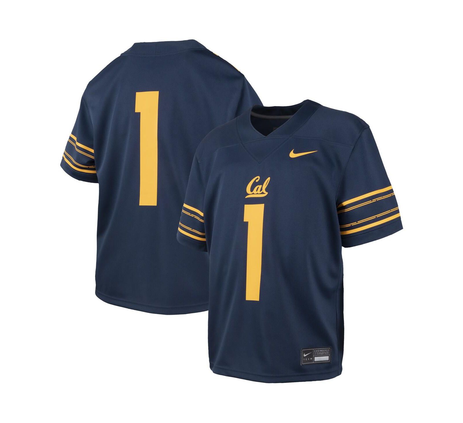 Детская джерси Nike #1 Navy Cal Bears Untouchable Replica Game