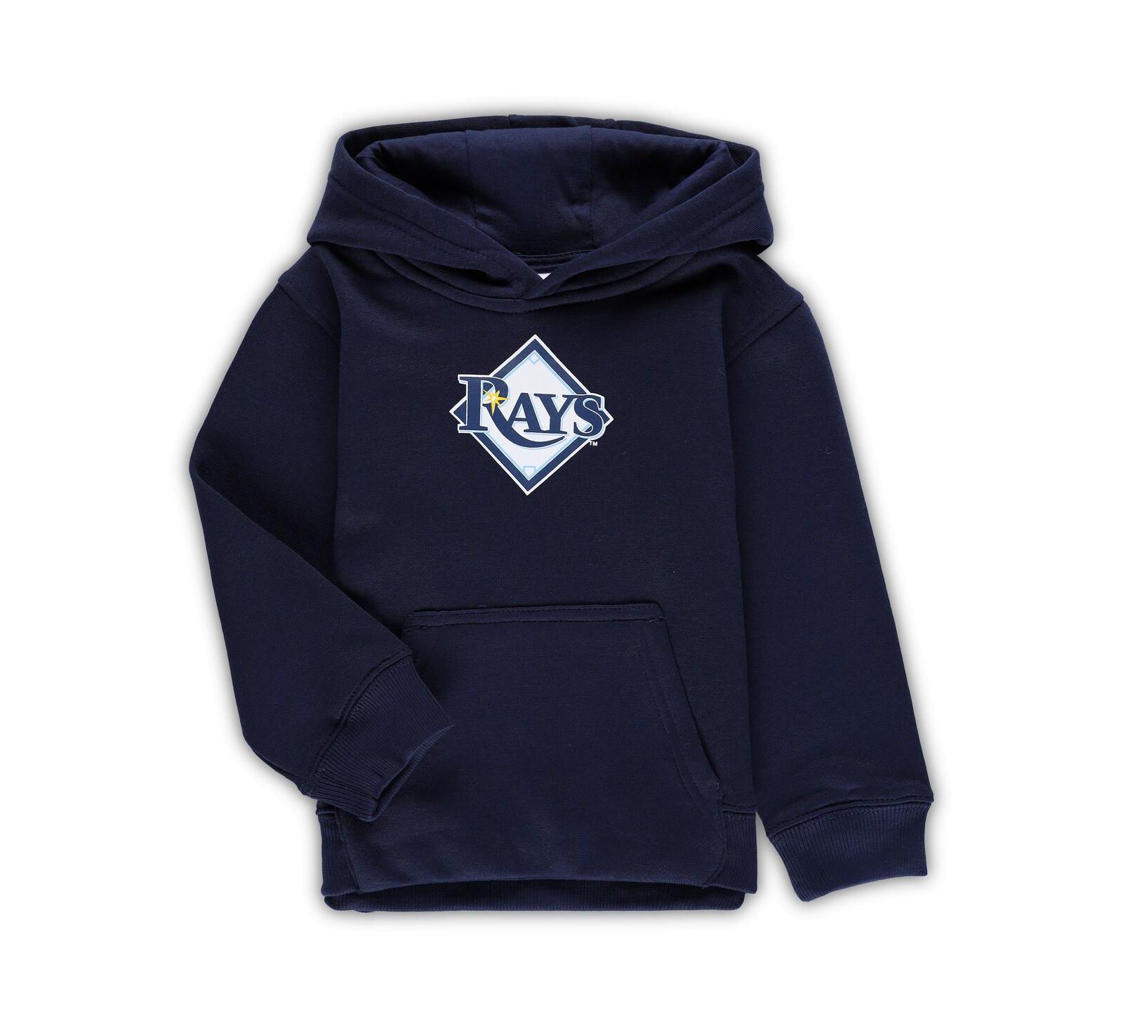 Outerstuff Детское флисовое худи Tampa Bay Rays Primary Logo, темно-синее