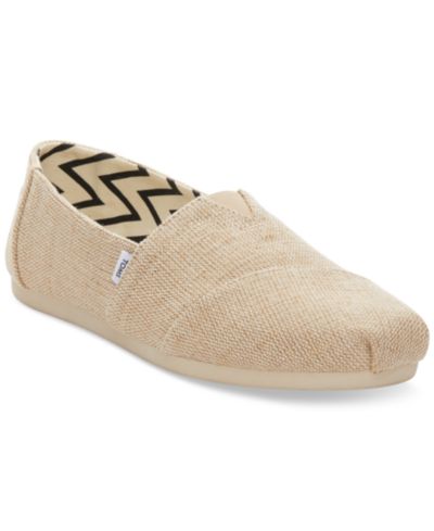 TOMS Women's Alpargata Canvas Slip-On Flats