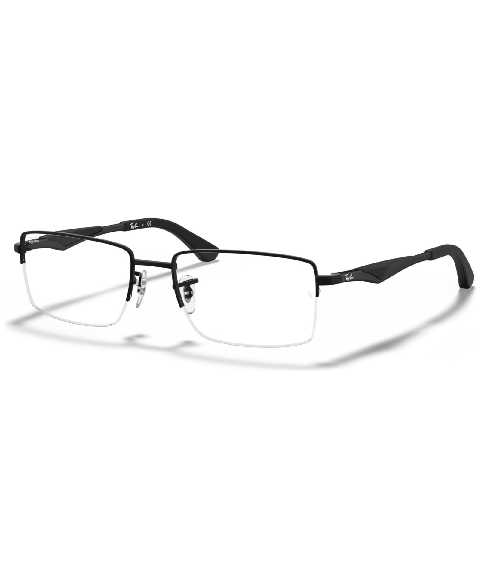 Ray-Ban Unisex Rectangle Metal RB6285 Optics Eyeglasses