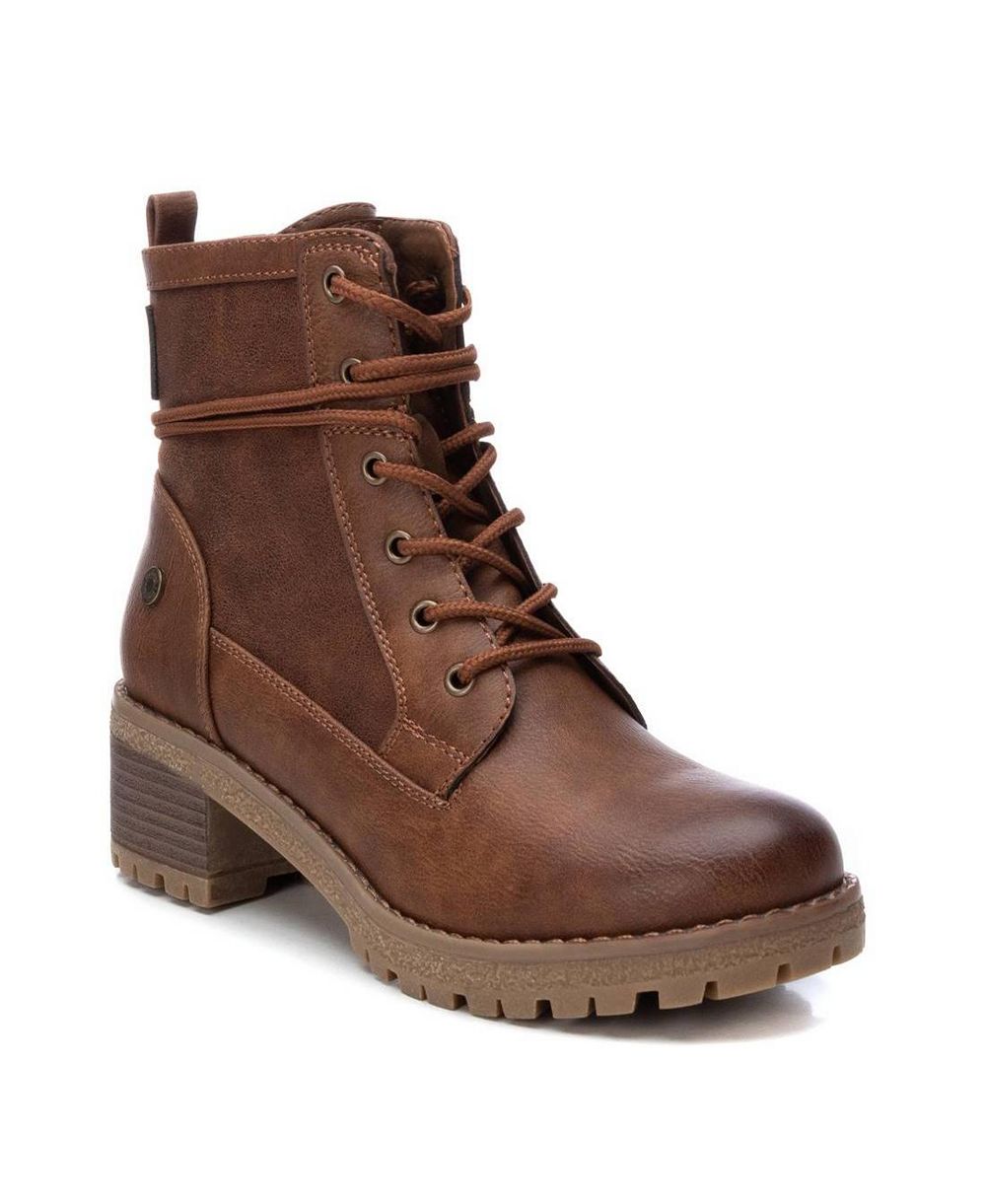 XTI Women's Lace-Up Booties