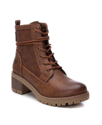 XTI Women's Lace-Up Booties