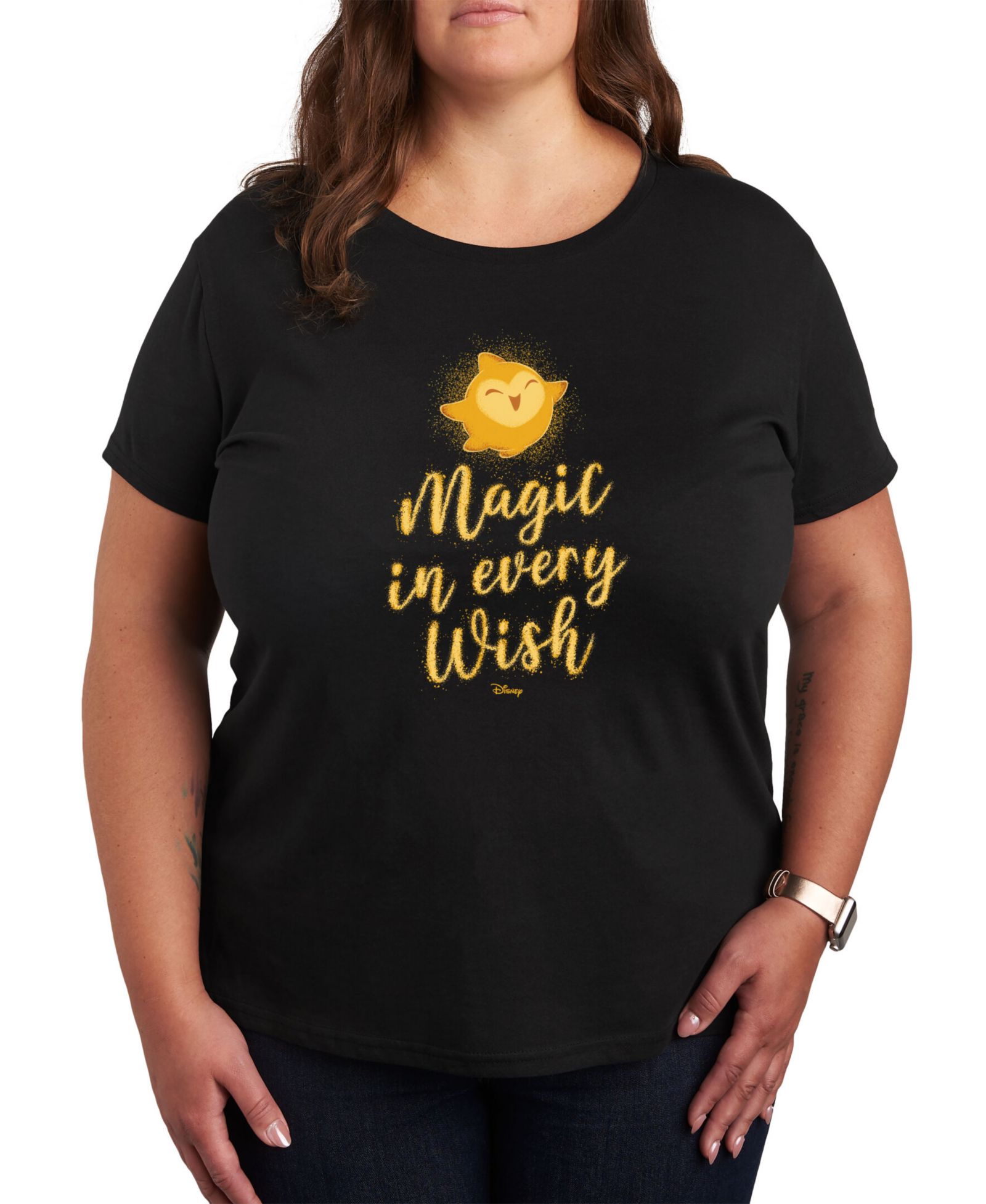 Футболка Hybrid Apparel Plus Size Disney Wish Graphic