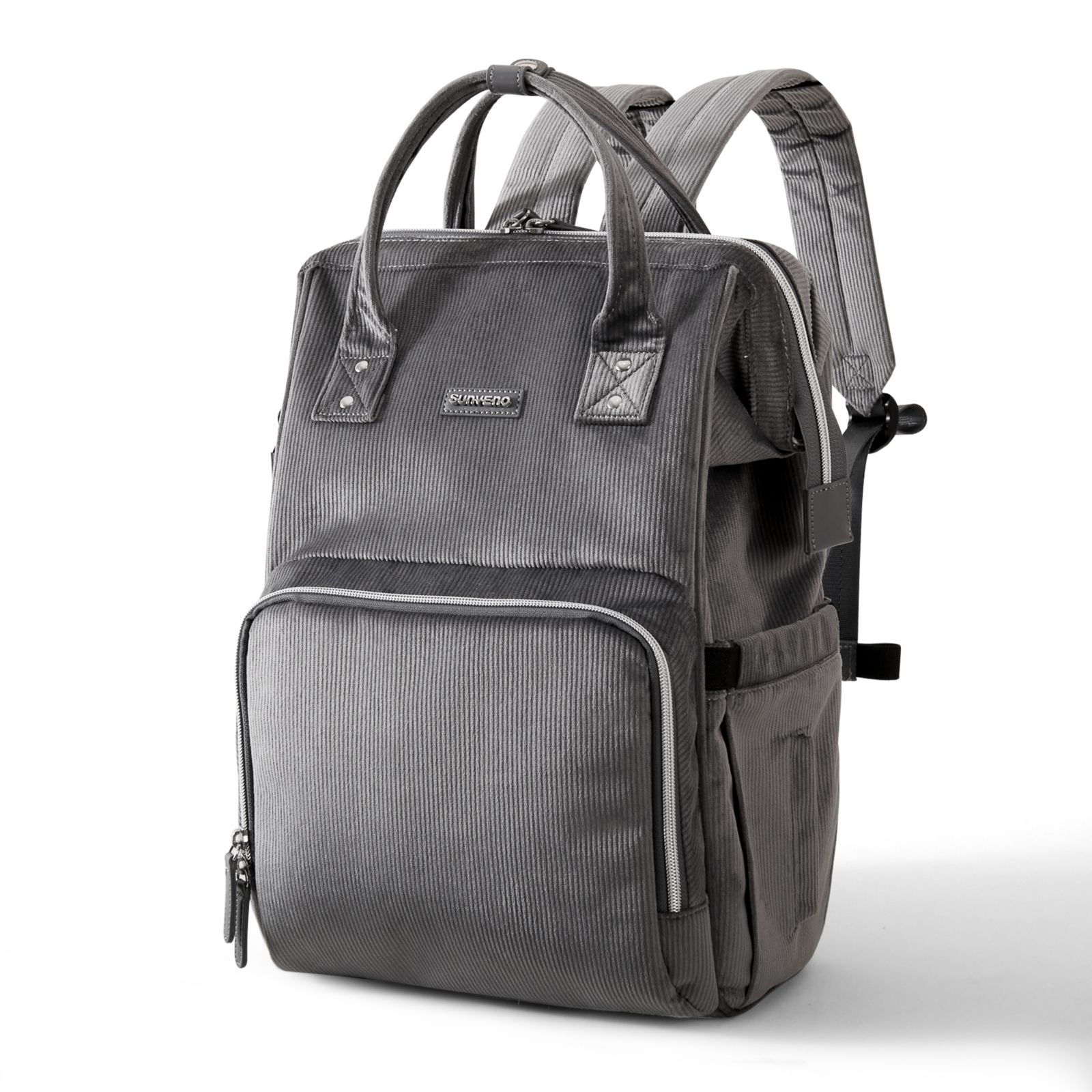 Sunveno Corduroy Comfort Carryall Diaper Backpack