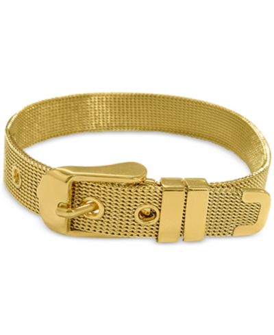 ADORNIA браслет ADORNIA 14k Gold-Plated Mesh Flex