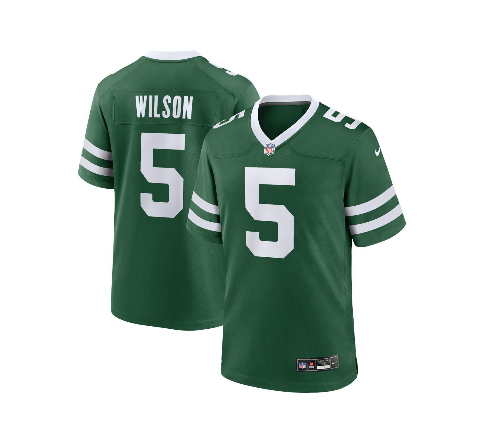 Мужская джерси Nike Garrett Wilson New York Jets