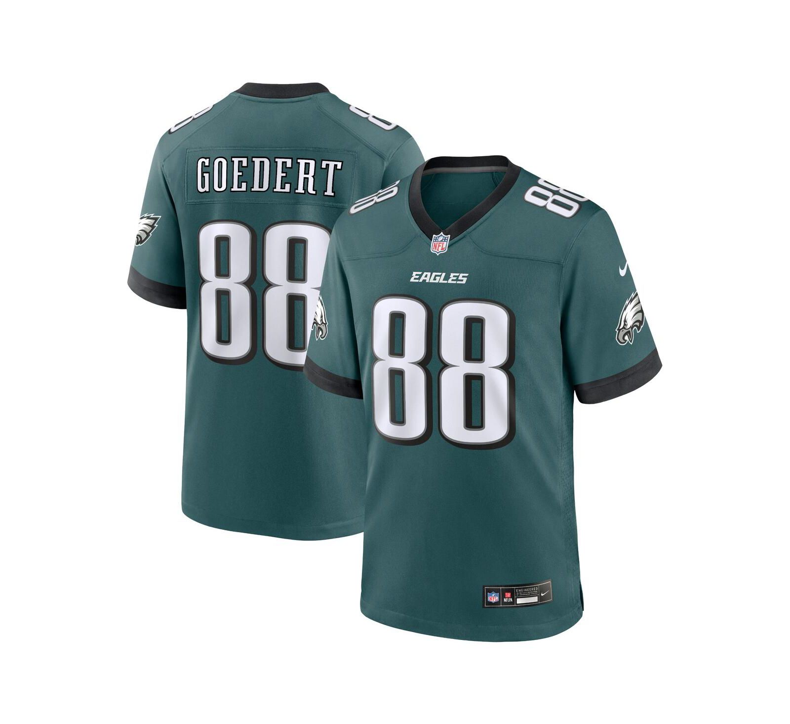 Nike Мужская джерси Philadelphia Eagles Dallas Goedert Midnight Green Team Game