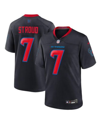 Мужская игровая джерси Nike C.J. Stroud Navy Houston Texans 2nd Alternate