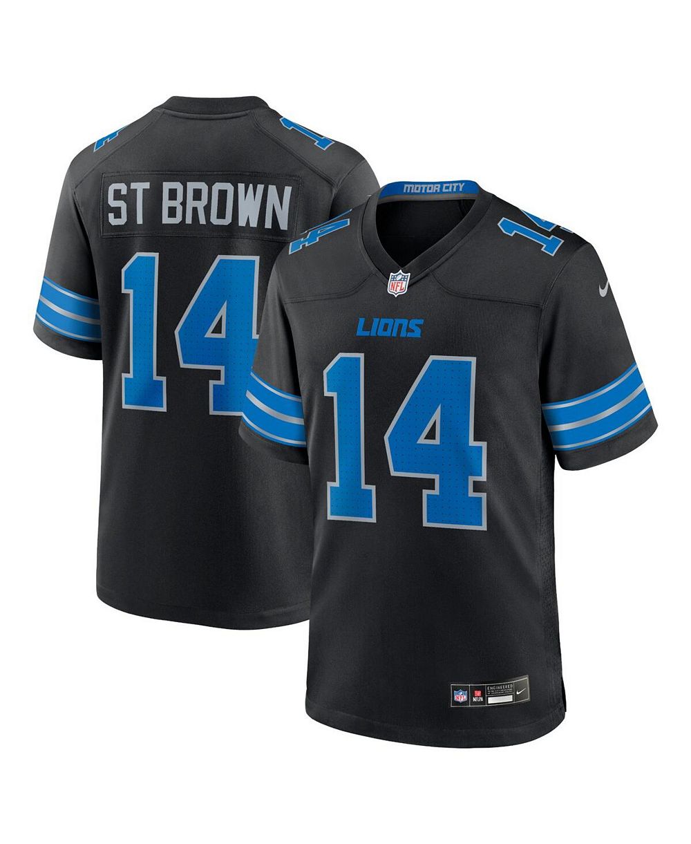 Nike Мужская игровая джерси Detroit Lions Amon-Ra St. 2nd Alternate