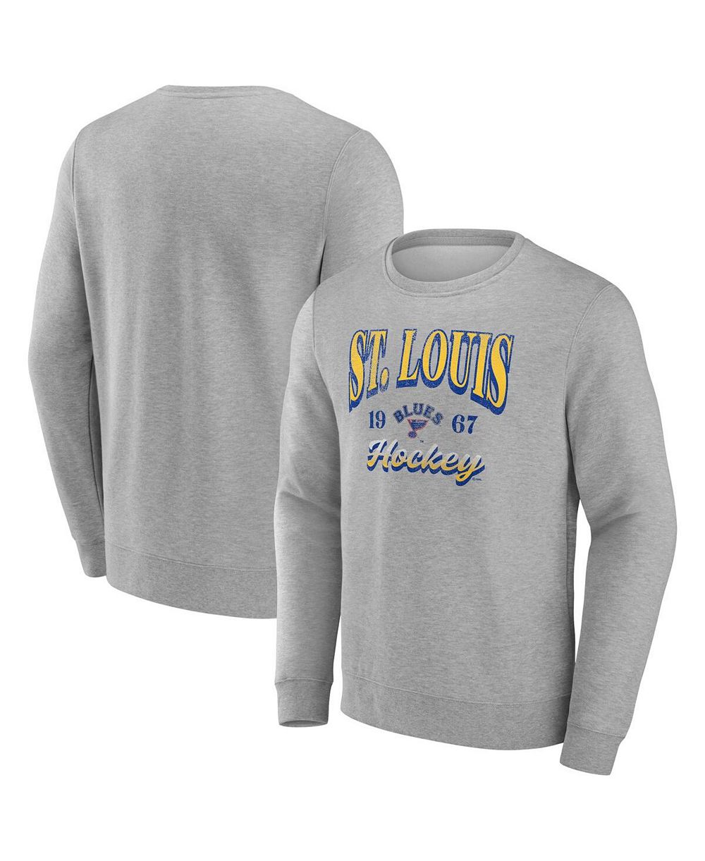 Fanatics Men's Gray St. Louis Blues Nimbus Fleece Pullover Sweatshirt